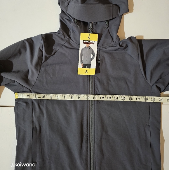 Kirkland Signature Men's Stretch Water Repellent Wind Resistance Jacket Size S - Picture 11 of 16